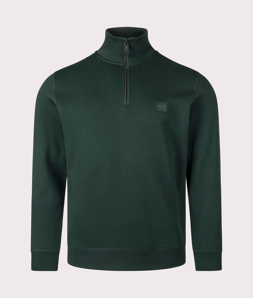 Hugo Boss Mens Quarter Zip Zetrust Sweatshirt